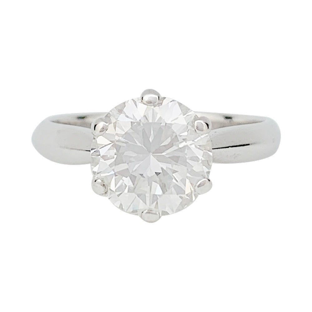 Bague diamant 2,52 carats, en or blanc - Castafiore