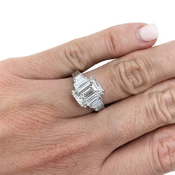 Bague diamant 3,05 carats en or blanc - Castafiore