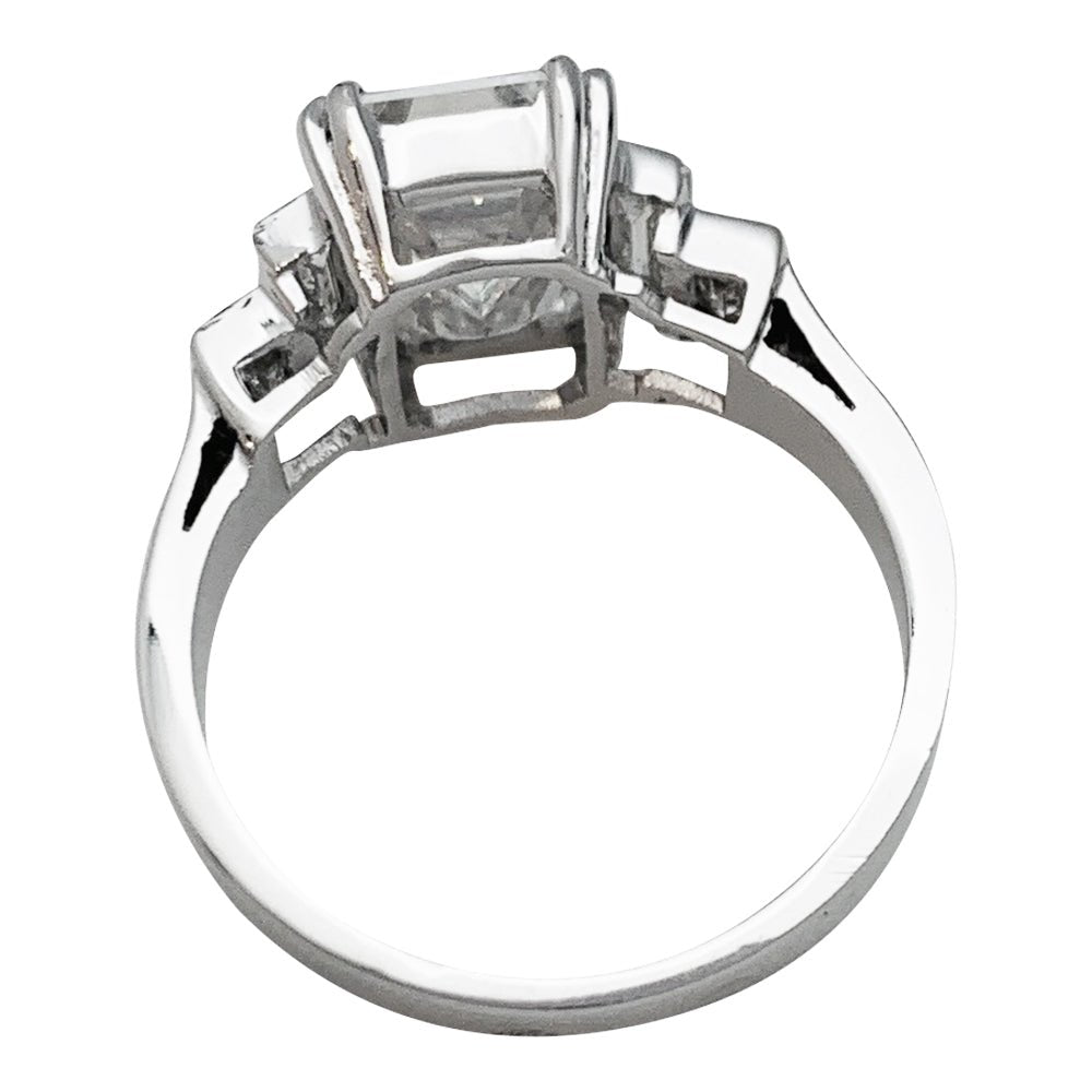 Bague diamant 3,05 carats en or blanc - Castafiore