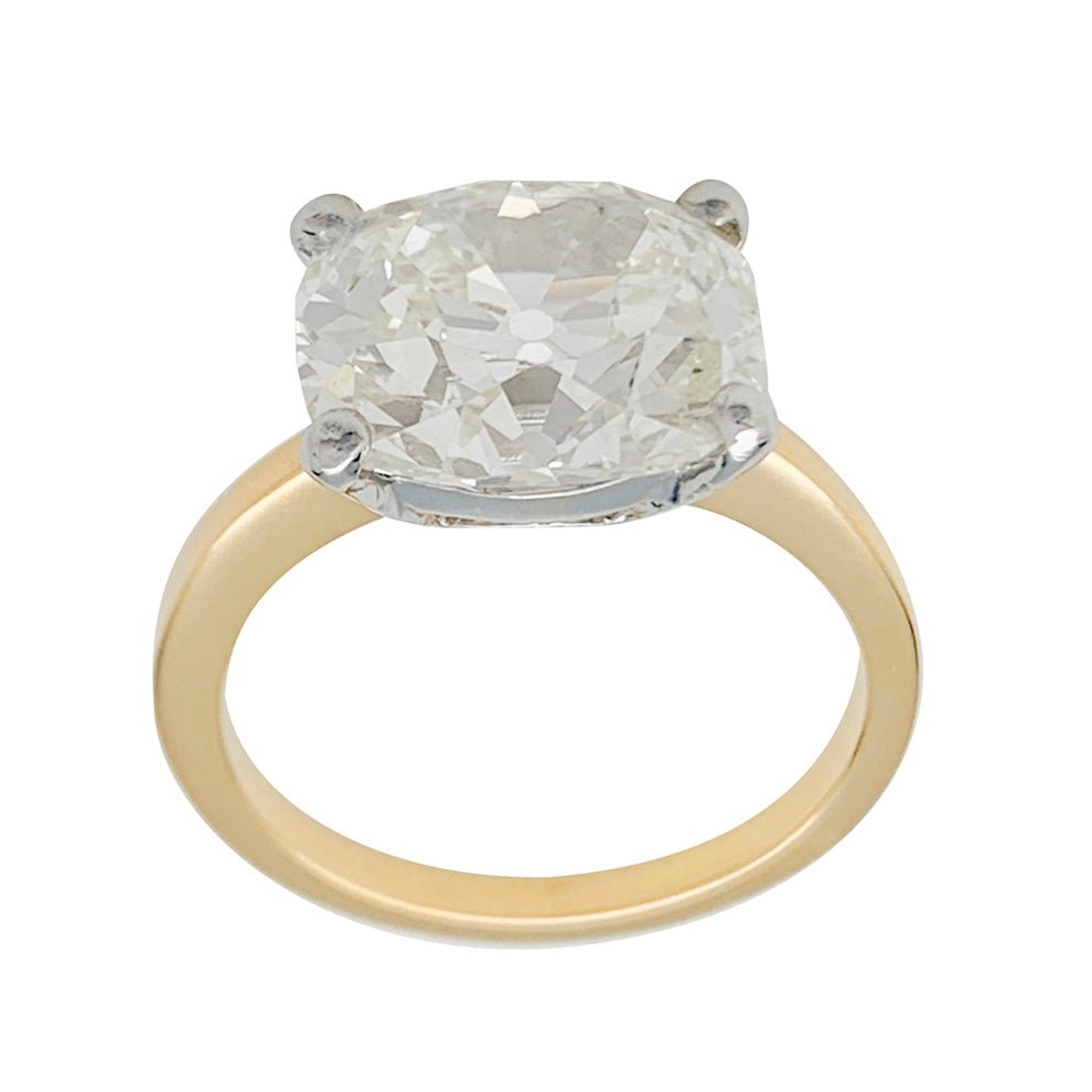 Bague diamant 5,97 carats, or et platine - Castafiore