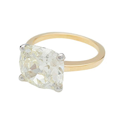 Bague diamant 5,97 carats, or et platine - Castafiore