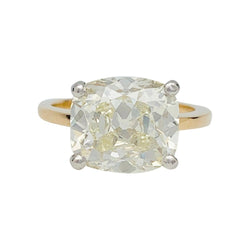 Bague diamant 5,97 carats, or et platine - Castafiore