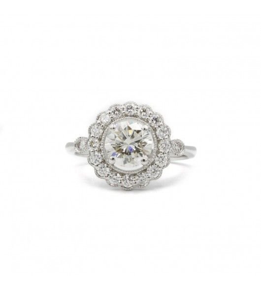 Bague - Diamant de 1.08 carat - Castafiore