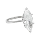 Bague diamant navette de 2,94 carats, D-VS2 - Castafiore