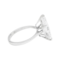 Bague diamant navette de 2,94 carats, D-VS2 - Castafiore