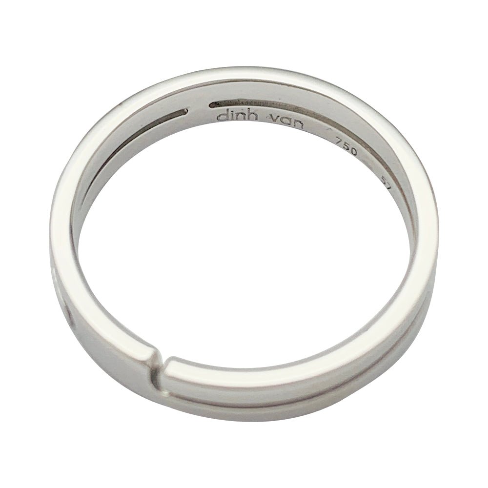 Bague DIHN VAN "Seventies" en or blanc - Castafiore