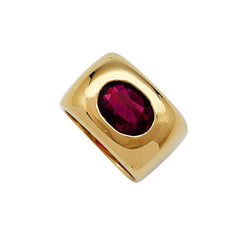 Bague DINH VAN, "Margot", or jaune et rubis - Castafiore