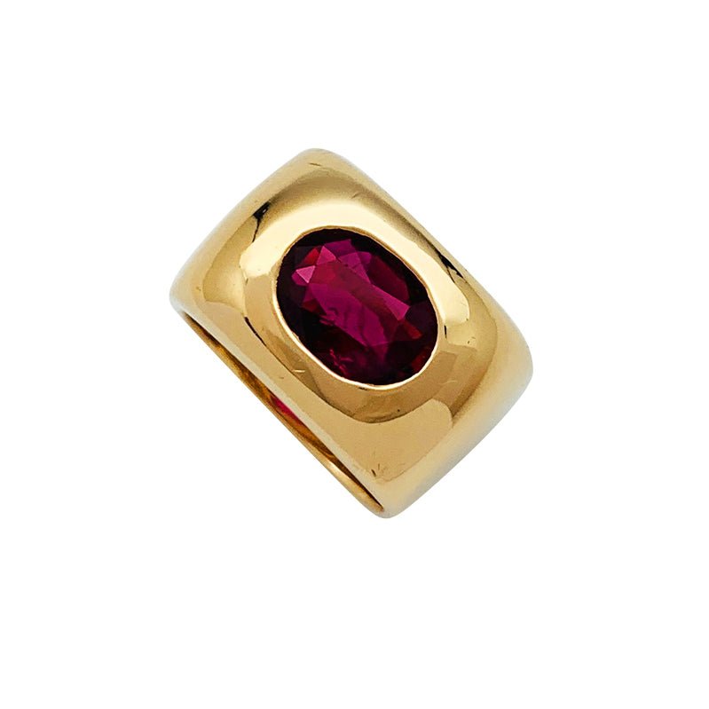 Bague DINH VAN, "Margot", or jaune et rubis - Castafiore