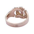 Bague DINH VAN "Menottes R13" en or rose et diamants - Castafiore