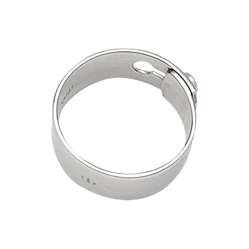 Bague DINH VAN, "Serrure", en or blanc et diamant - Castafiore