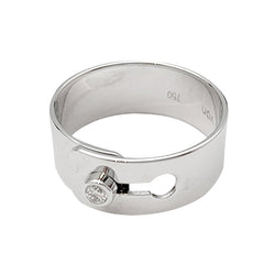 Bague DINH VAN, "Serrure", en or blanc et diamant - Castafiore