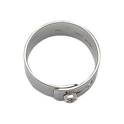 Bague DINH VAN, "Serrure", en or blanc et diamant - Castafiore