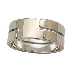 Bague Dinh Van, "Seventies", or blanc - Castafiore