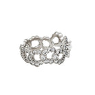 Bague DIOR "Archi" en or blanc et diamants - Castafiore