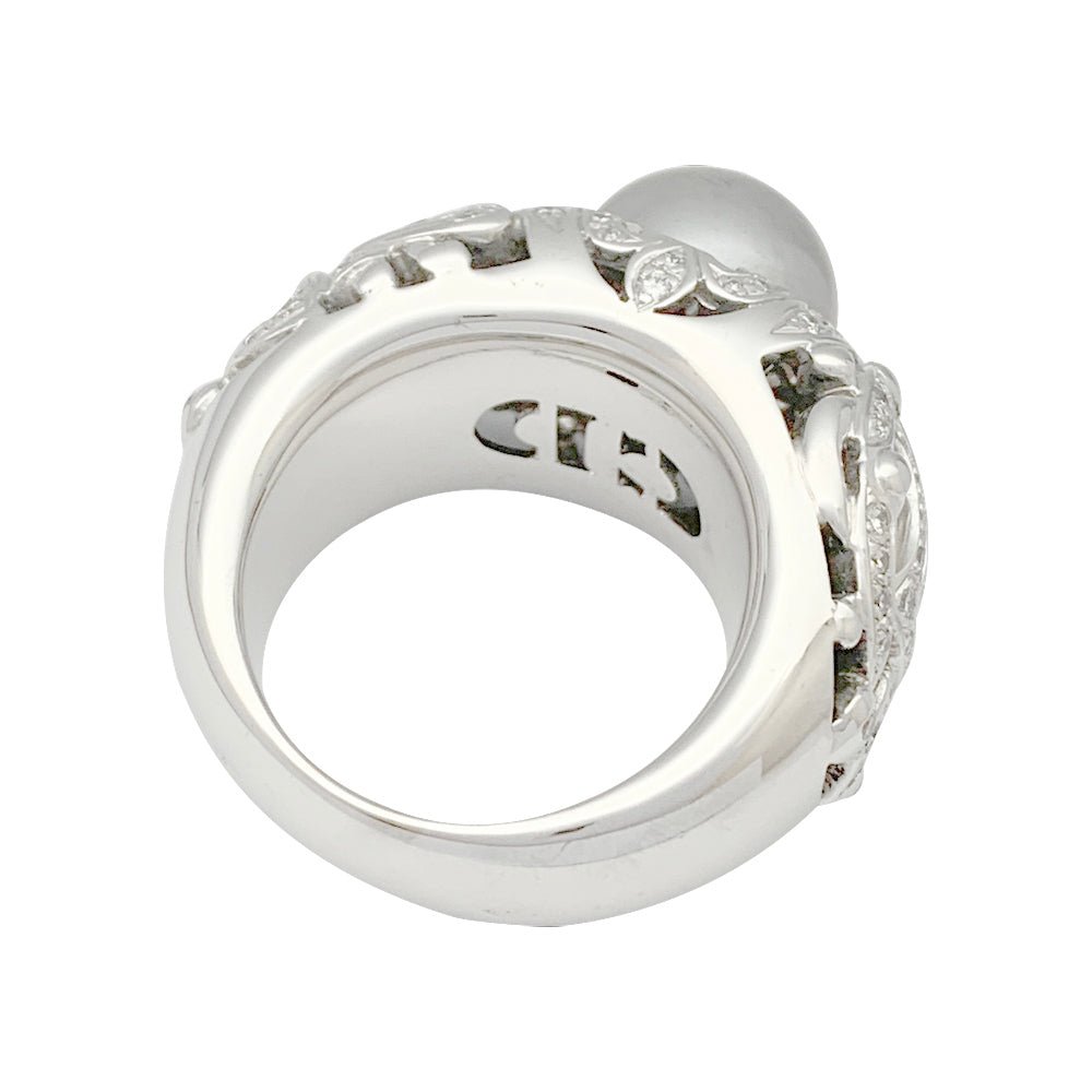 Bague DIOR "Désirée" en or blanc et diamants - Castafiore