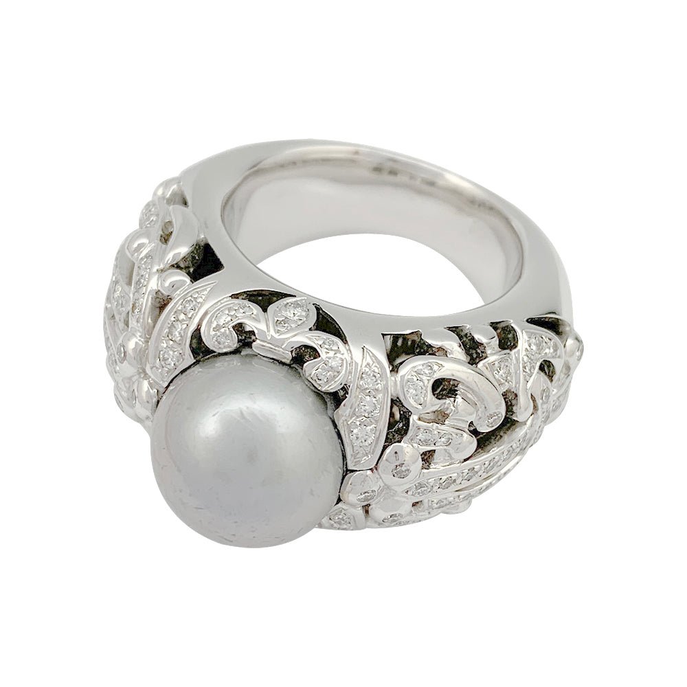 Bague DIOR "Désirée" en or blanc et diamants - Castafiore