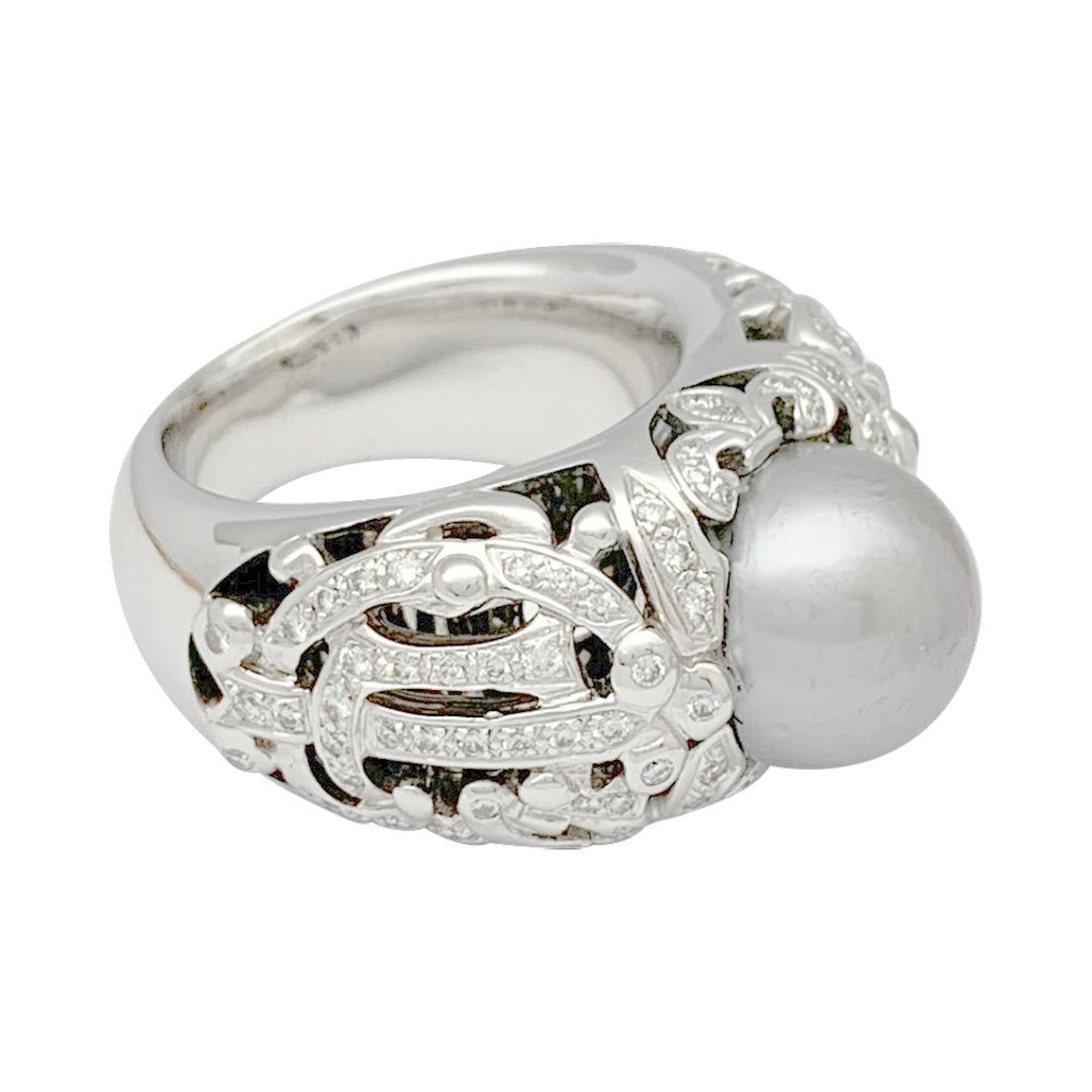 Bague DIOR "Désirée" en or blanc et diamants - Castafiore