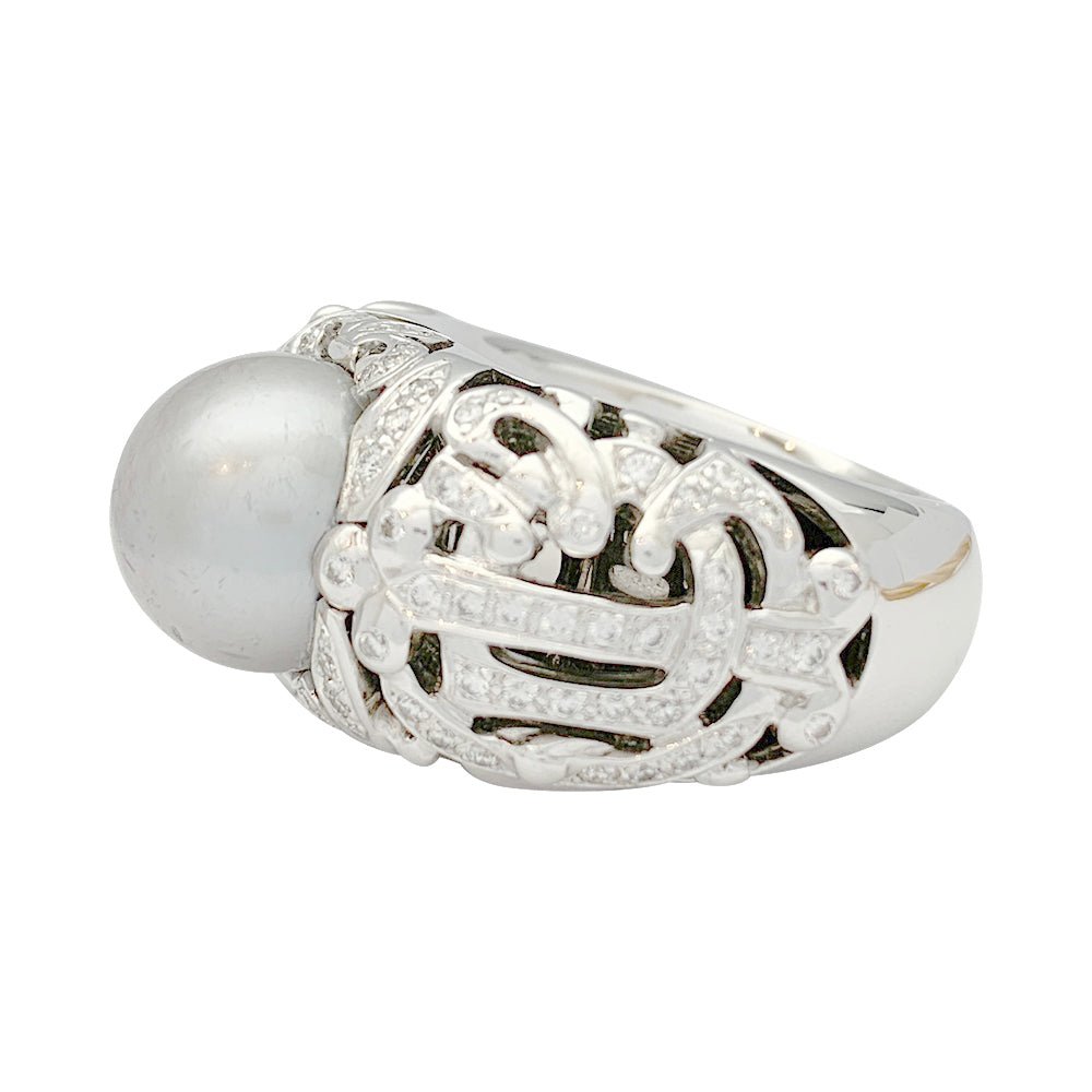 Bague DIOR "Désirée" en or blanc et diamants - Castafiore