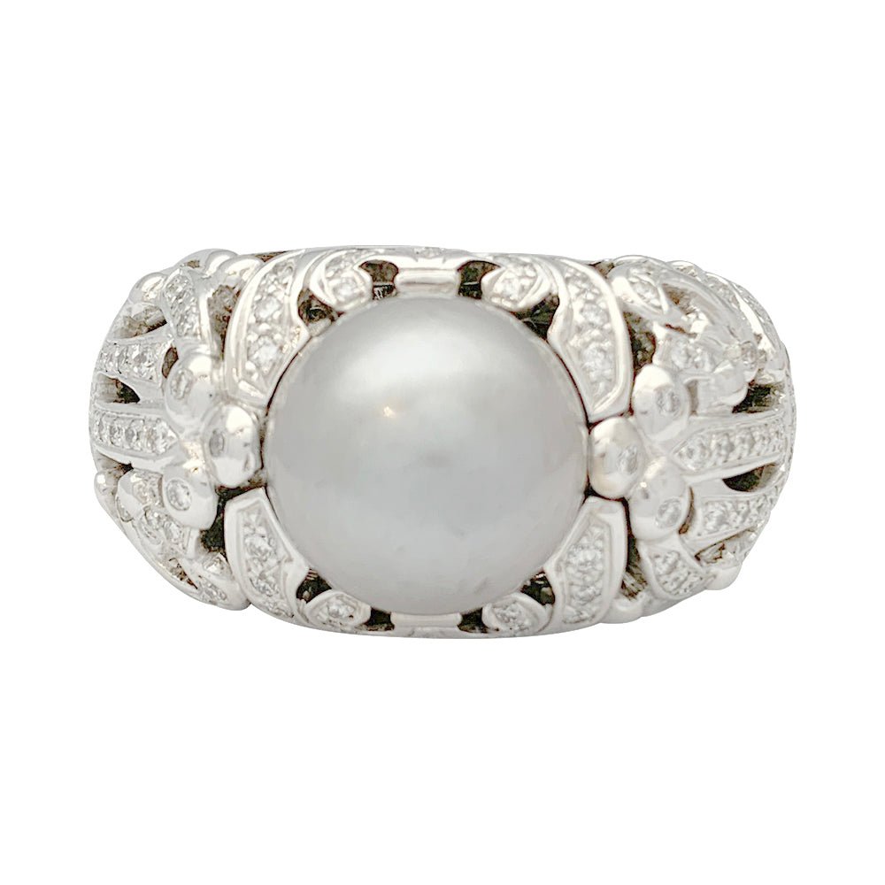 Bague DIOR "Désirée" en or blanc et diamants - Castafiore