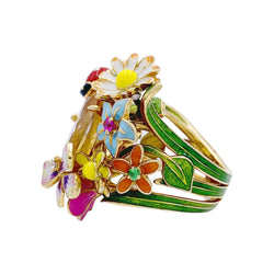 Bague Dior, "Diorette", citrine, laque, or jaune - Castafiore