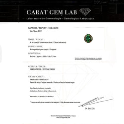 Bague dôme émeraudes, diamants - Castafiore