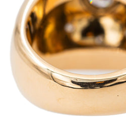 Bague Dôme en or rose et diamants - Castafiore