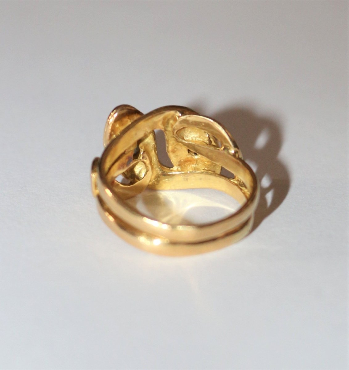 Bague double serpents XIXe - Castafiore