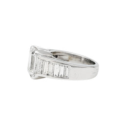 Bague Edouard Nahum diamant 3,31 carats en or blanc - Castafiore