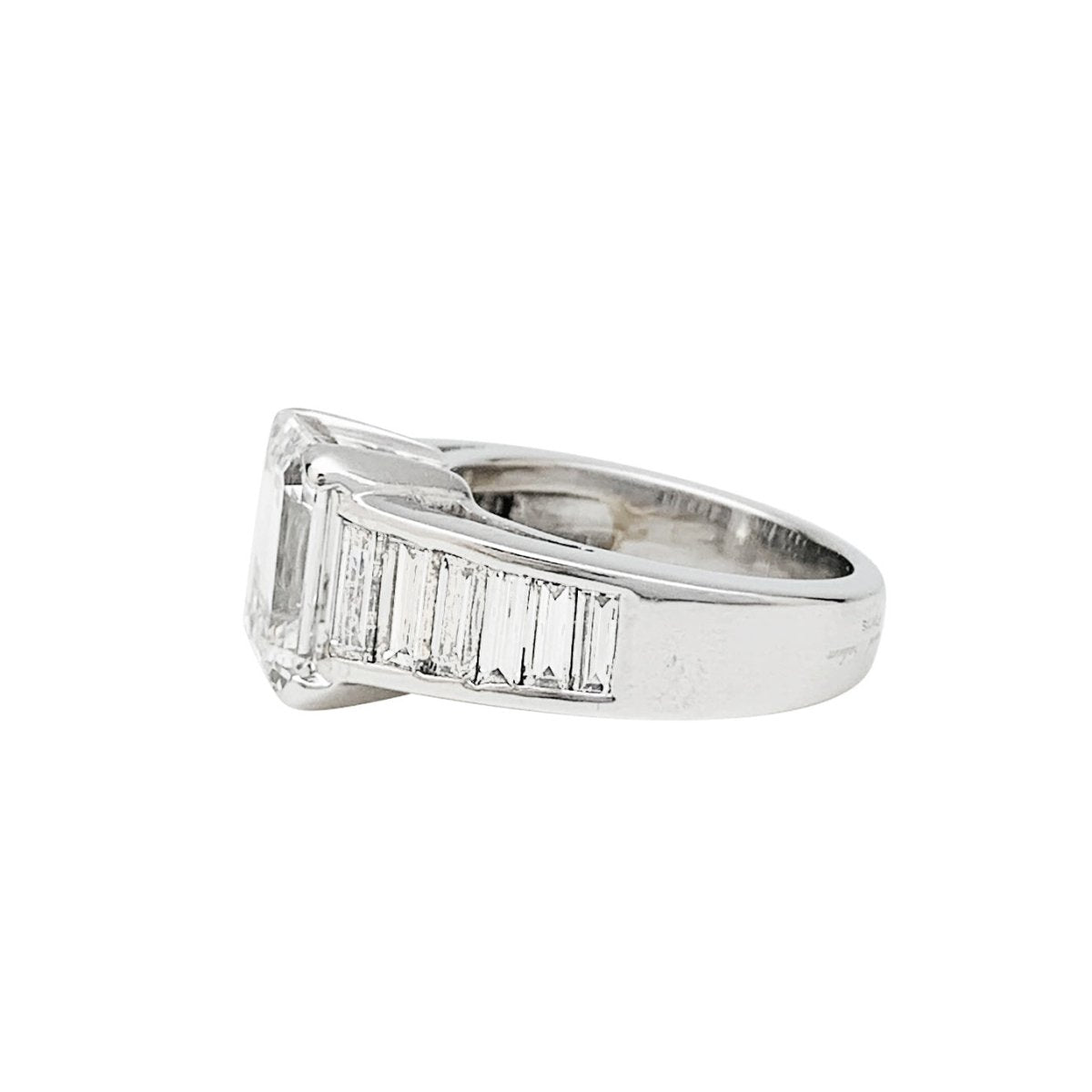 Bague Edouard Nahum diamant 3,31 carats en or blanc - Castafiore