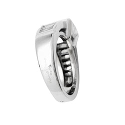 Bague Edouard Nahum diamant 3,31 carats en or blanc - Castafiore