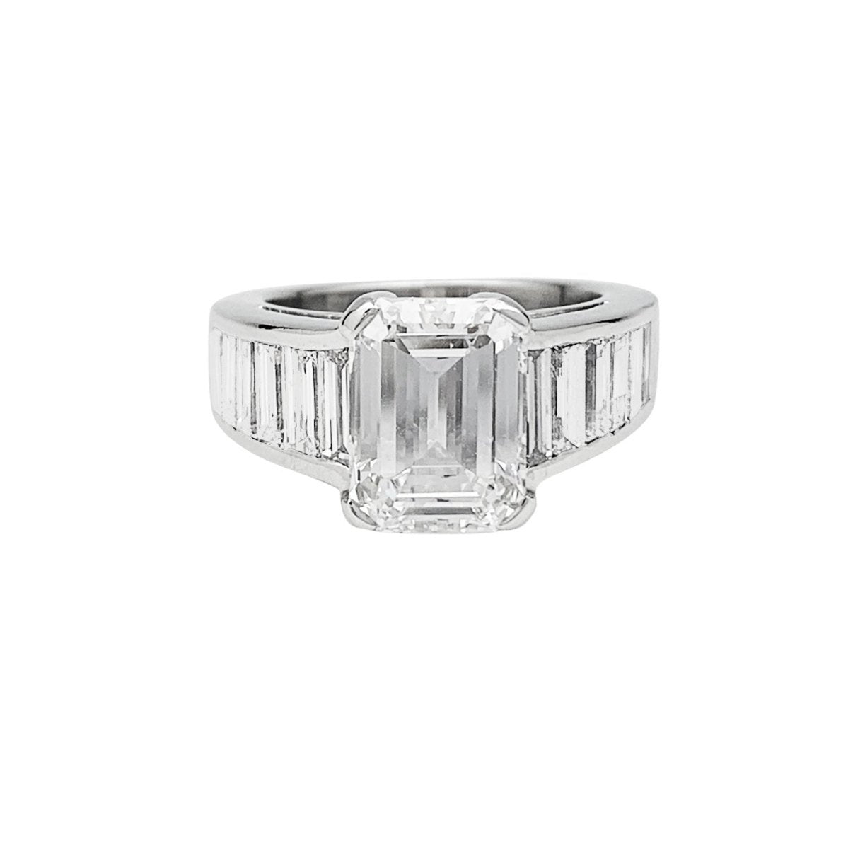 Bague Edouard Nahum diamant 3,31 carats en or blanc - Castafiore