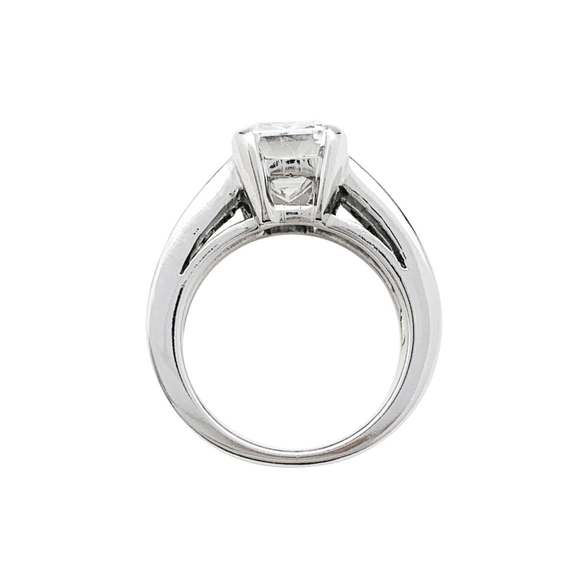 Bague Edouard Nahum diamant 3,31 carats en or blanc - Castafiore