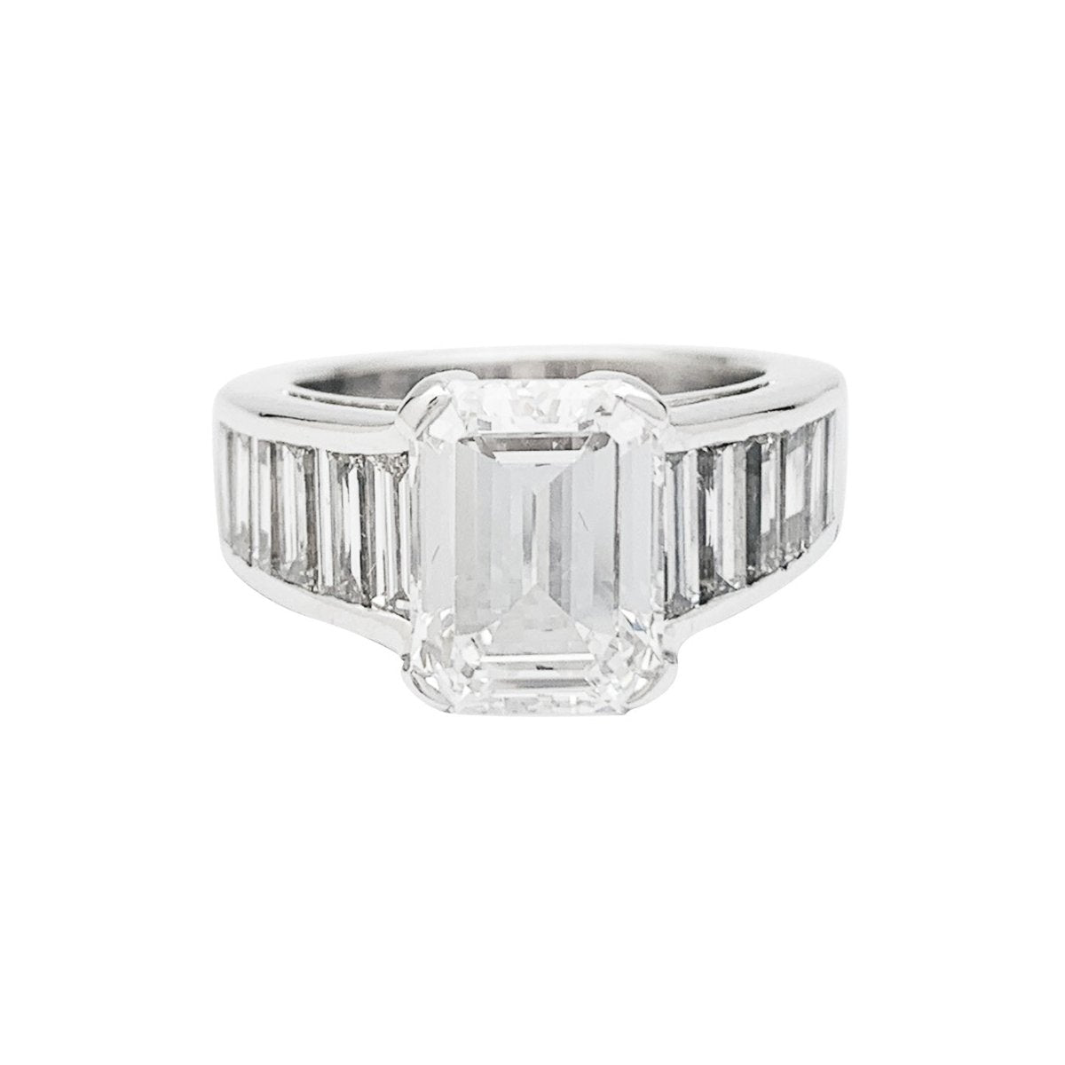 Bague Edouard Nahum diamant 3,31 carats en or blanc - Castafiore
