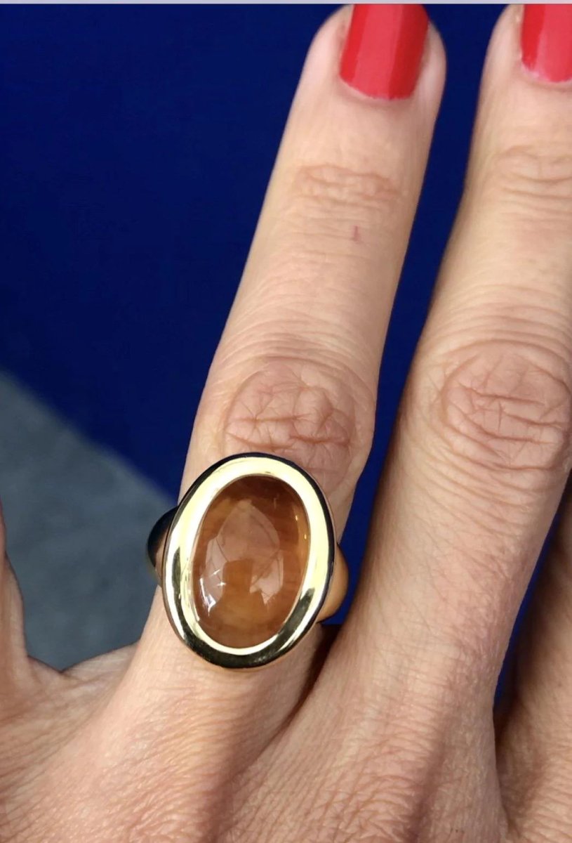 Bague en citrine de la maison Cartier - Castafiore