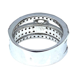 Bague en or blanc 18 carats et diamants - Castafiore