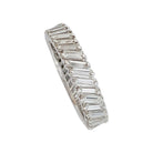 Bague en or blanc, diamants baguettes - Castafiore