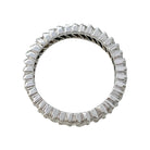 Bague en or blanc, diamants baguettes - Castafiore