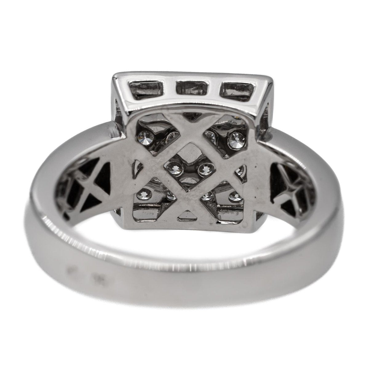 Bague en or blanc et diamant - Castafiore