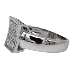 Bague en or blanc et diamant - Castafiore