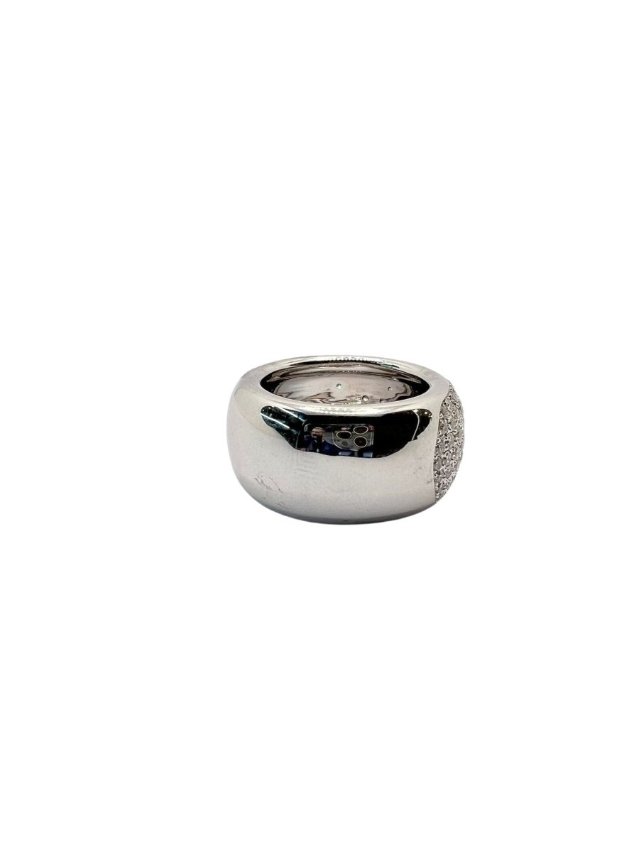 Bague en or blanc et diamant - Castafiore