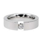 Bague en or blanc et diamant - Castafiore