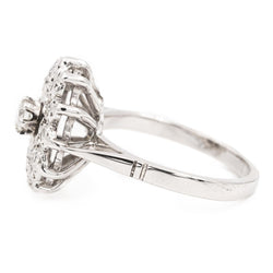 Bague en or blanc et diamants - Castafiore