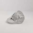 Bague en or blanc et diamants - Castafiore