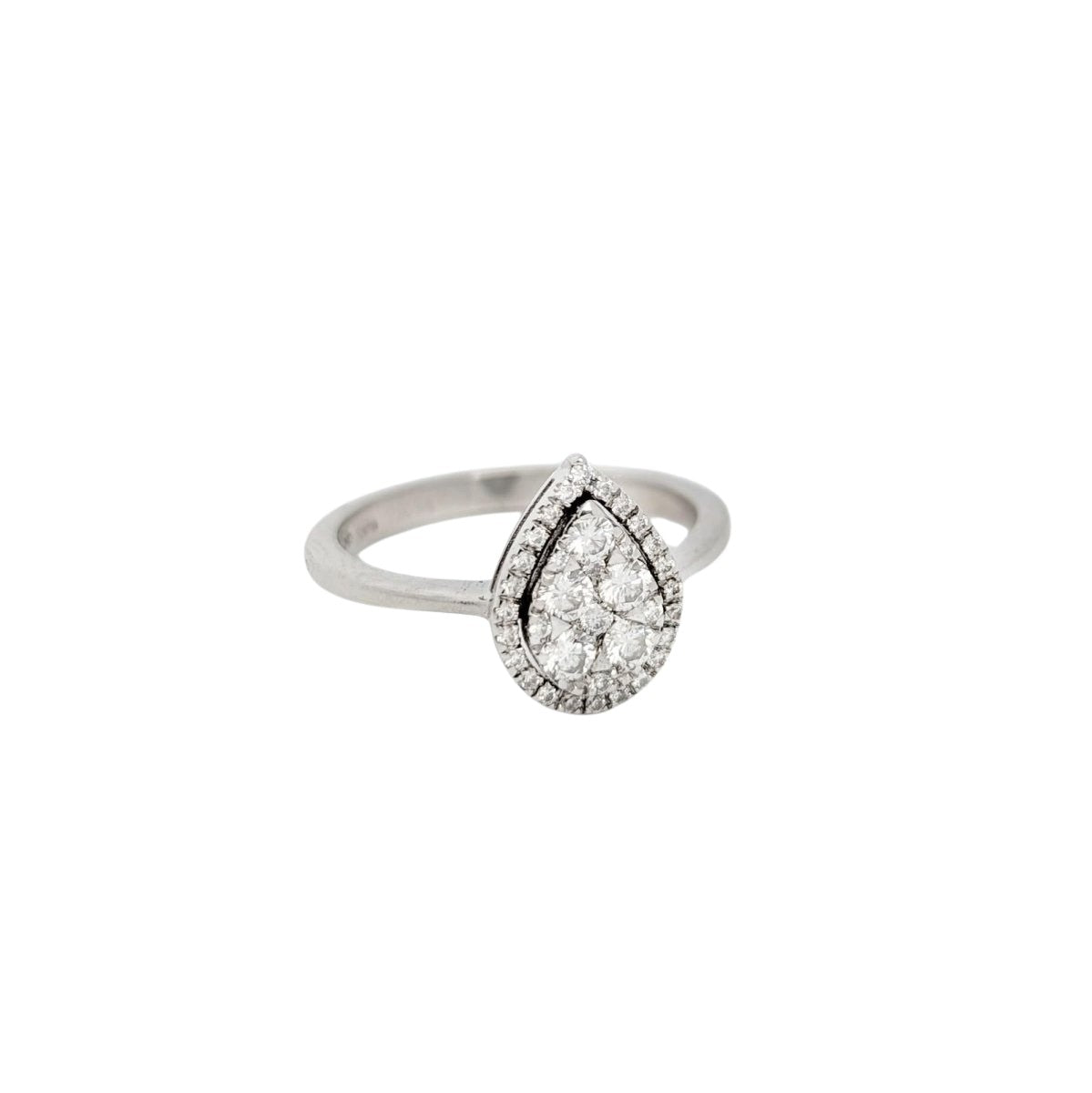 Bague en or blanc et diamants - Castafiore