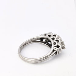 Bague en or blanc et diamants - Castafiore