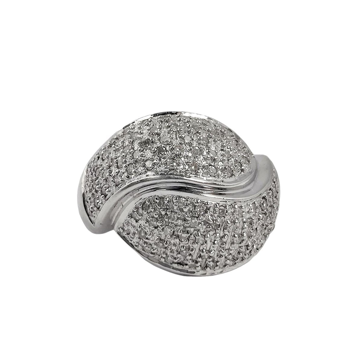 Bague en or blanc et diamants - Castafiore