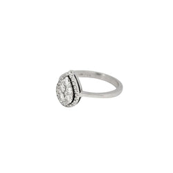 Bague en or blanc et diamants - Castafiore