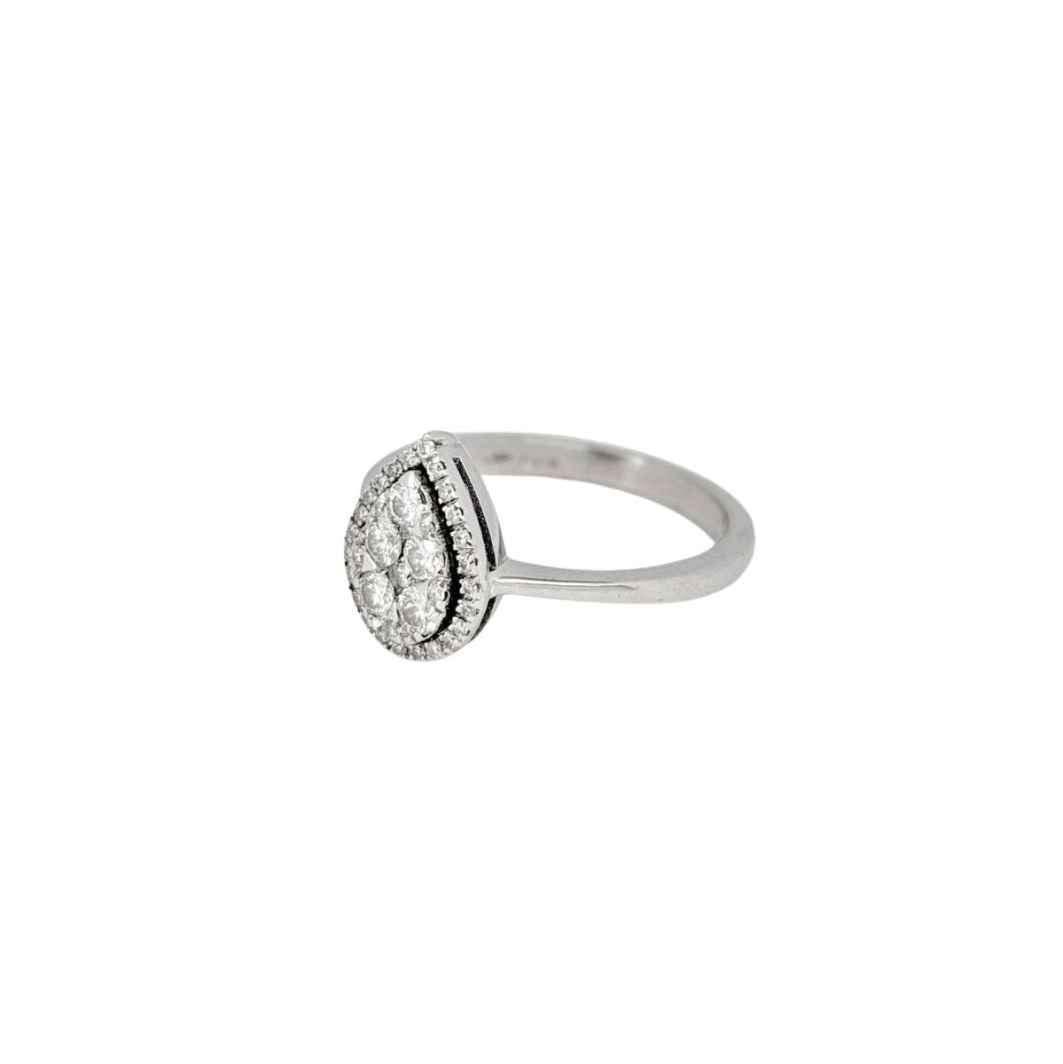 Bague en or blanc et diamants - Castafiore