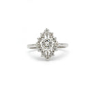 Bague en or blanc et diamants - Castafiore