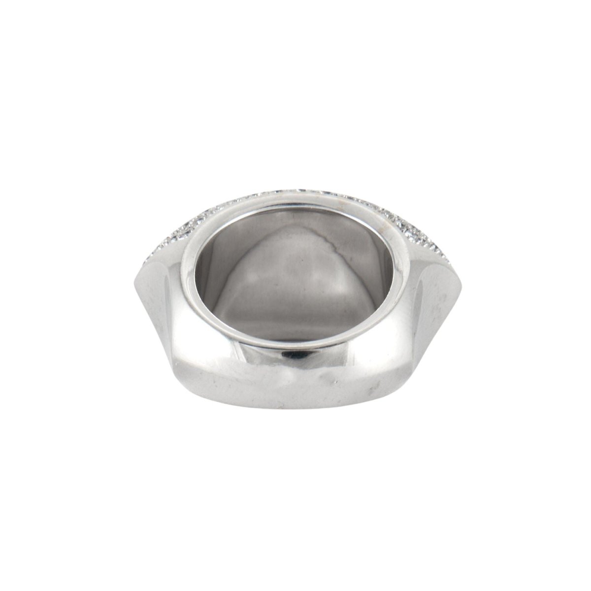 Bague en or blanc et diamants - Castafiore